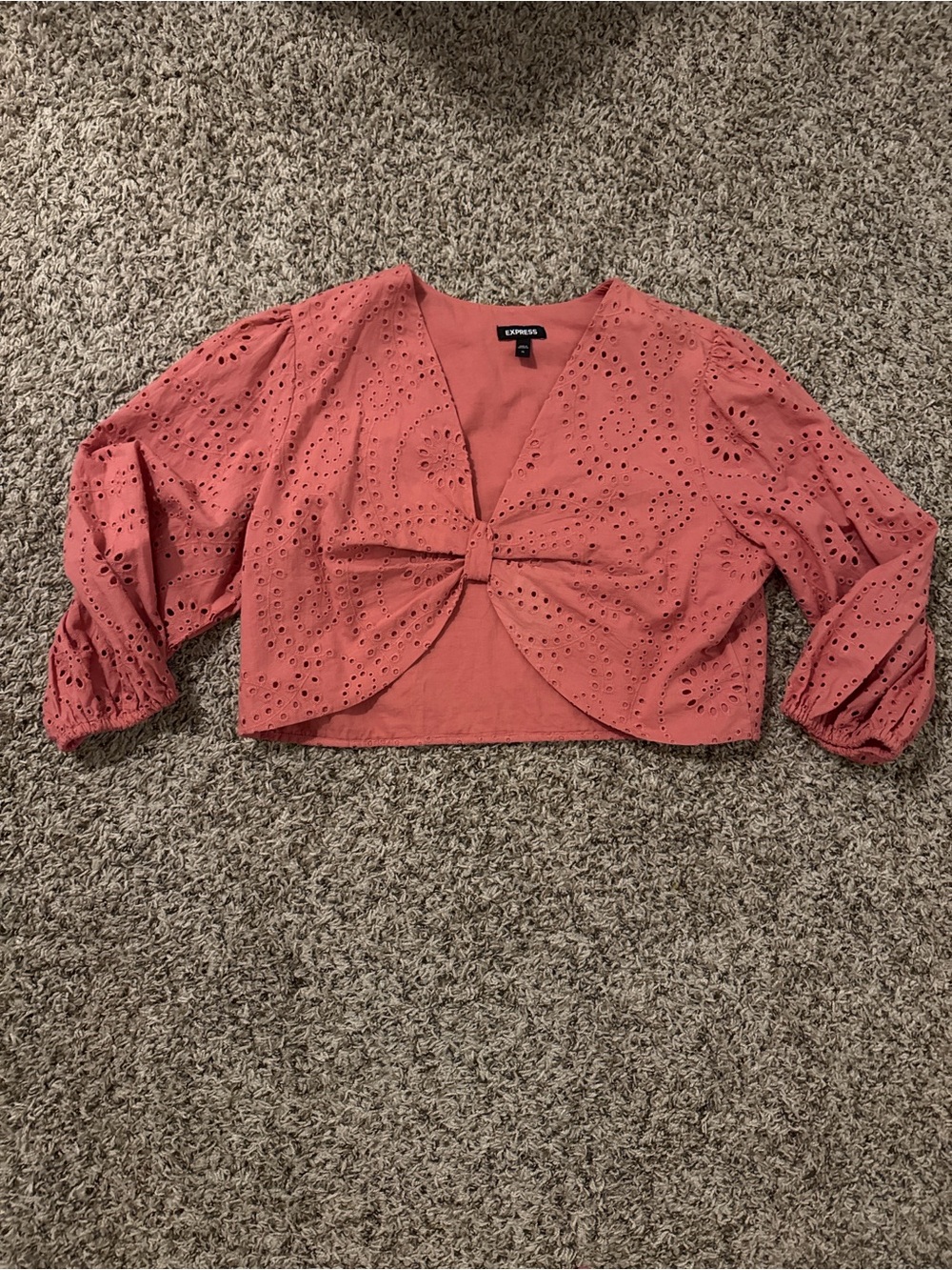 Express Tie-Front Crop Top
